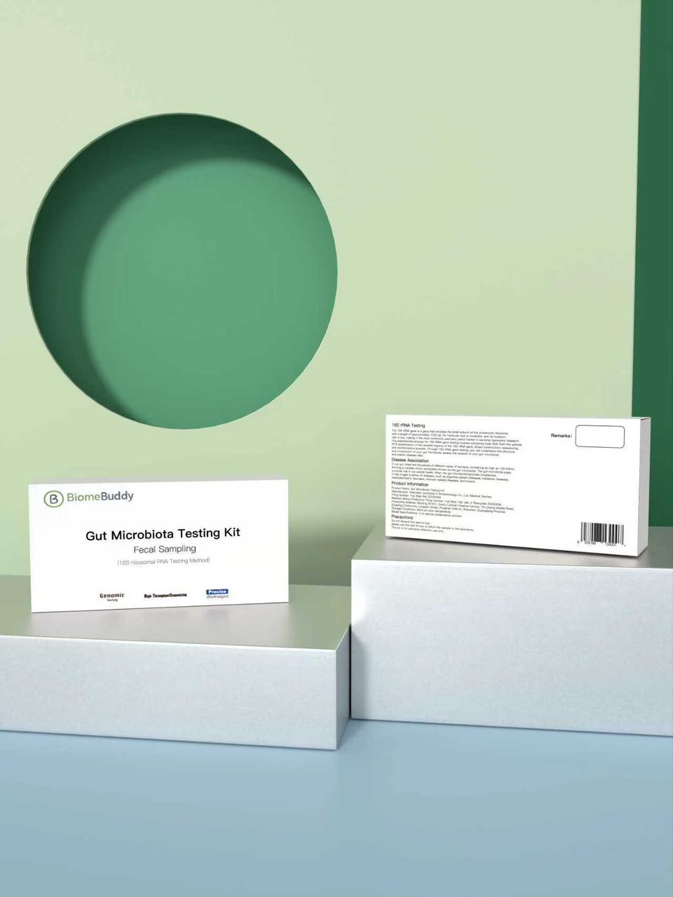 BiomeBuddy Gut Microbiota Testing Kit - 16S rRNA fecal sampling home test